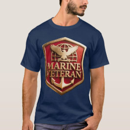 マリーン・コー・ベテランのロゴ Tシャツ