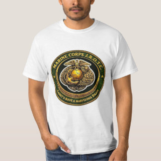 マリーン・コー・JROTC カデットのブレイン・エンブレムTシャツ Tシャツ