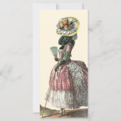 マリー・アンティネット黒プードル18世紀の衣装 (正面)