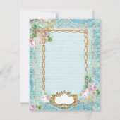 マリー・アントイフランスのネット文房具とカード ノートカード (裏面)