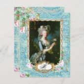 マリー・アントイフランスのネット文房具とカード ノートカード (正面/裏面)