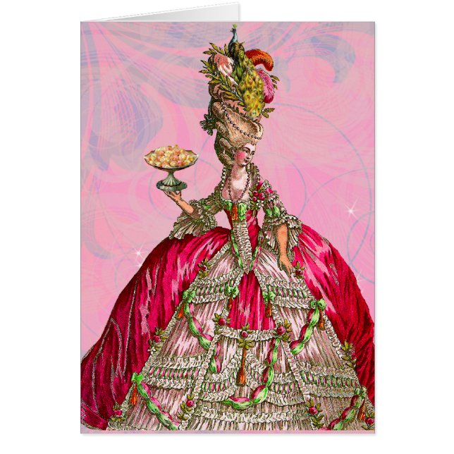 マリー・アントワネットがケーキ食べを手放す (正面)