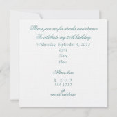 マリー・アントワネットがケーキ食べを食べる 招待状 (裏面)