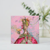 マリー・アントワネットがケーキ食べを食べる 招待状 (スタンド正面)