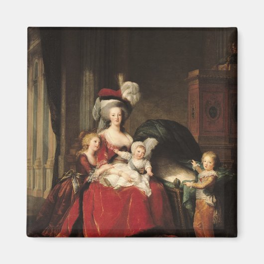 マリー=アントワネットとその子, 1787 マグネット (正面)