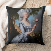 マリー・アントワネットとバラ クッション (ブランケット)