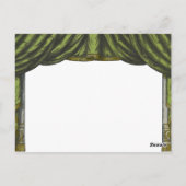 マリー・アントワネットとルイ16世 – 緑 ポストカード (裏面)