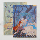 マリー・アントワネットと恋人 ～ 招待状 (正面/裏面)