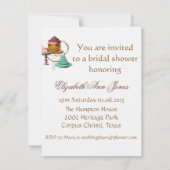 マリー·アントワネットと雀 招待状 (裏面)