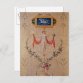 マリー・アントワネットのブードワールからのパネル ポストカード (正面/裏面)