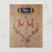 マリー・アントワネットのブードワールからのパネル ポストカード (正面)