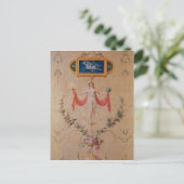 マリー・アントワネットのブードワールからのパネル ポストカード (スタンド正面)