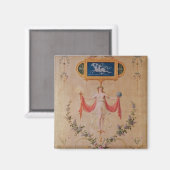 マリー・アントワネットのブードワールからのパネル マグネット (正面/裏面)