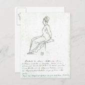 マリー・アントワネットの処刑までの道 ポストカード (正面/裏面)