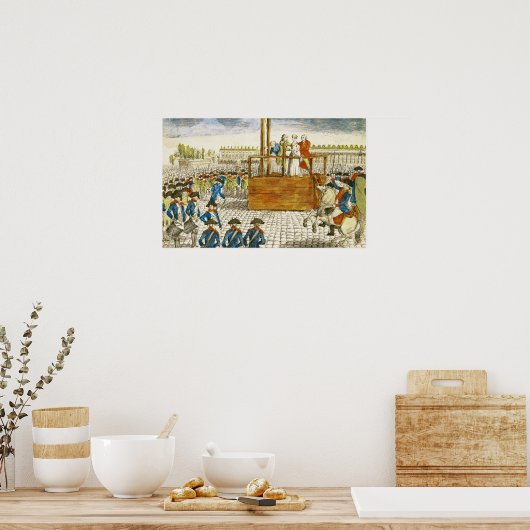 マリー・アントワネットの処刑 ポスター (キッチン)