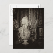 マリー・アントワネットの胸像ヴェルサイユ ポストカード (正面/裏面)