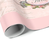 マリー·アントワネットの衣装を着た黒いプードル ラッピングペーパー (ロールコーナー)