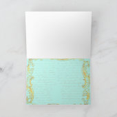 マリー・アントワネットパーティーアットベルサイユカード カード (内部)