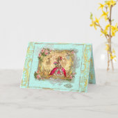 マリー・アントワネットパーティーアットベルサイユカード カード (黄色い花)