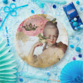 マリー・アントワネットフランスのインスパイア・シャビー・パーティー ペーパープレート (パーティー)