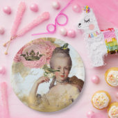 マリー・アントワネットフランスのインスパイア・シャビー・パーティー ペーパープレート (パーティー)