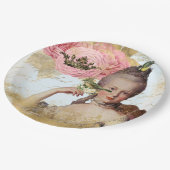 マリー・アントワネットフランスのインスパイア・シャビー・パーティー ペーパープレート (アングル)