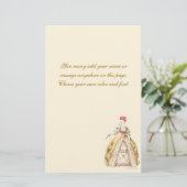 マリー・アントワネットフランスのプードル文房具 便箋 (スタンド正面)