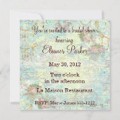 マリー·アントワネットブライダル·シャワー·インビテーション 招待状 (裏面)