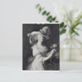 マリー・アントワネットポートレートの写し ポストカード (スタンド正面)