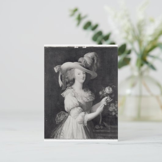 マリー・アントワネットポートレートの写し ポストカード (スタンド正面)