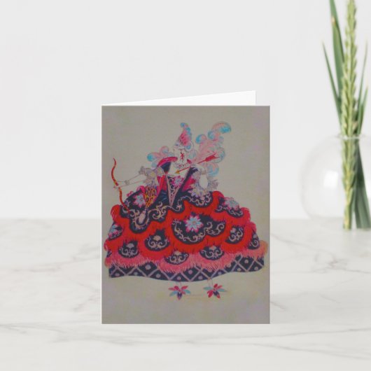 マリー・アントワネット女王 ～ カード / 招待状 (正面)