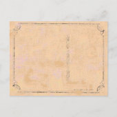 マリー・アントワネット女王 ～ ポストカード / 招待状 (裏面)