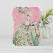 マリー・アントワネット女王 - 招待 / 出席確認 招待状 (スタンド正面)