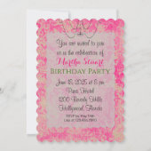 マリー・アントワネット女王 - 招待 / 出席返信 招待状 (裏面)