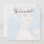 マリー・アントワネット彼ら食べにケーキを渡す 招待状 (裏面)