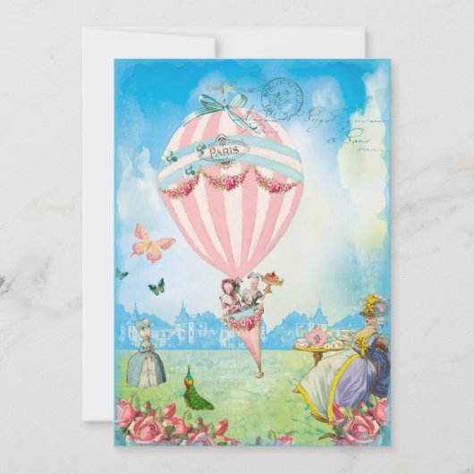 マリー・アントワネット招待状ティーアットベルサイユ 招待状 (正面)