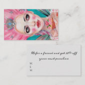 マリー·アントワネット紹介カード、ケーキを作っ食べてください 紹介カード (正面/裏面)