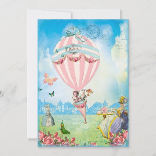 マリー・アントワネット茶アットベルサイユ・ローンパーティー 招待状 (正面)