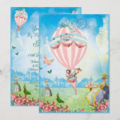 マリー・アントワネット茶アットベルサイユ・ローンパーティー 招待状 (正面/裏面)