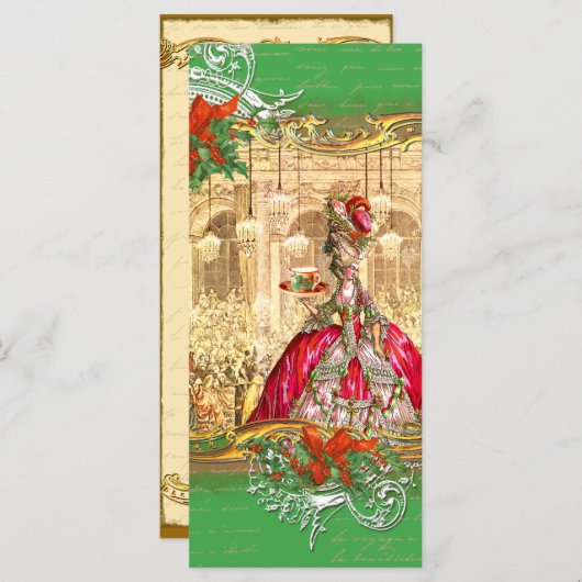 マリー・アントワネット茶パーティーベルサイユ・クリスマス (正面/裏面)