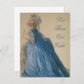 マリー・アントワネット 〜 ご招待 招待状 (正面/裏面)