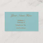 マリー·アントワネット·ガールズ 名刺 (裏面)