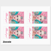 マリー・アントワネット・クイーン・ビー感謝してい・君のステッカー 長方形シール (シート)