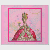 マリー・アントワネット・ケーキと孔雀 ラッピングペーパー (フラット)