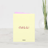 マリー・アントワネット・ノート・カード カード (裏面)