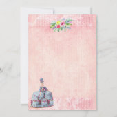 マリー・アントワネット～パンを食べよう 招待状 (裏面)