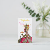 マリー·アントワネット·ピーコックとケーキ 名刺 (スタンド正面)