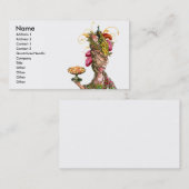 マリー·アントワネット&ピーコックペストリー名刺 名刺 (正面/裏面)