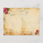 マリー・アントワネット・ベルサイユ・ボール・ポストカード ポストカード (裏面)