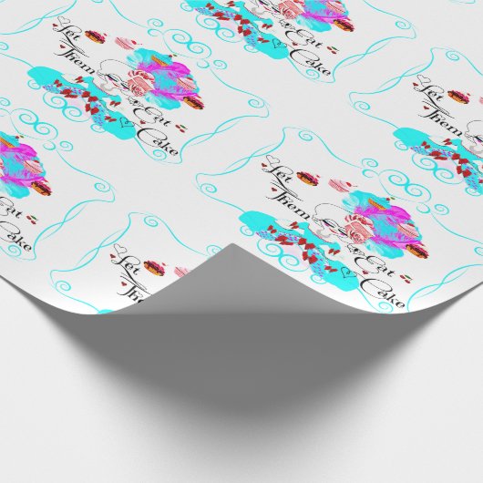 マリー・アントワネット・レット・ザ・食べケーキ ラッピングペーパー (角)